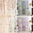 Crofta 100x280cm Plum Blossom Wintersweet Curtain Balcony Tulle Room Divider -Pink