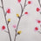 Crofta 100x280cm Plum Blossom Wintersweet Curtain Balcony Tulle Room Divider -Pink