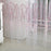 Crofta 100x280cm Plum Blossom Wintersweet Curtain Balcony Tulle Room Divider -Pink