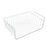 Crofta Wire Dish Drying Rack Under Shelf Cabinet Basket for Pants Fruits Food Organizer White