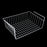 Crofta Wire Dish Drying Rack Under Shelf Cabinet Basket for Pants Fruits Food Organizer White