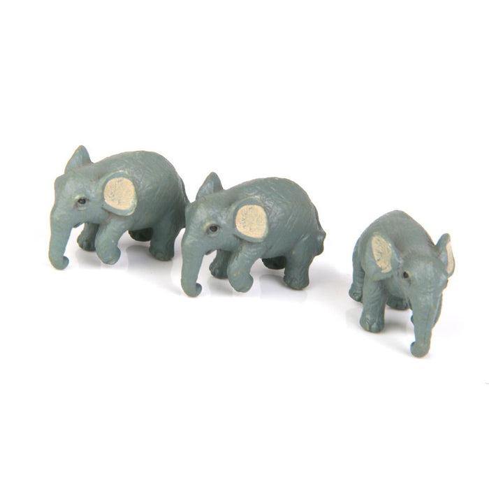 Crofta 10pcs Miniature Dollhouse Bonsai Fairy Garden Micro Landscape Elephant Decor