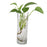 Crofta 3Pieces Cylinder Clear Glass Wall Hanging Vase Bottle for Plant Flower Decor