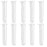 Crofta 10pcs 10ml Plastic Graduated Cylinder Centrifuge Tube Laboratory Test w/ Lid