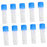 Crofta 10pcs 1.8ml Plastic Graduated Cryovial Test Tube Sample w/ Screw Cap