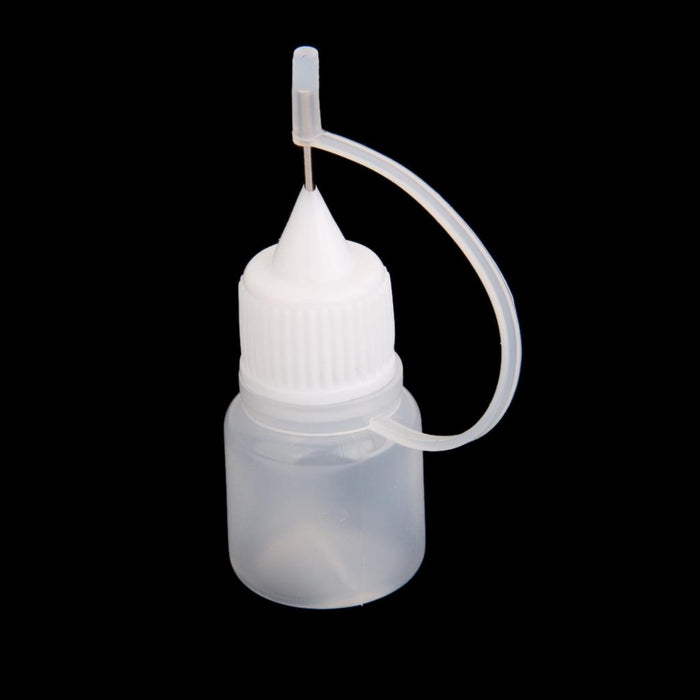 Crofta 10pcs 3ml Needle Tip Empty Plastic Squeezable Dropper Bottles Liquid Storage