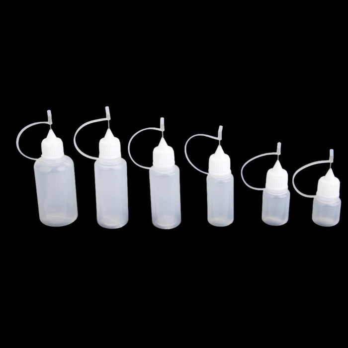 Crofta 10pcs 3ml Needle Tip Empty Plastic Squeezable Dropper Bottles Liquid Storage