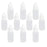 Crofta 10pcs 10ml Empty Plastic Squeezable Dropper Bottles for Eye Drops Lab Liquid