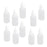 Crofta 10pcs 30ml Empty Plastic Squeezable Dropper Bottles for Eye Drops Lab Liquid