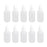 Crofta 10pcs 30ml Empty Plastic Squeezable Dropper Bottles for Eye Drops Lab Liquid