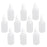 Crofta 10pcs 30ml Empty Plastic Squeezable Dropper Bottles for Eye Drops Lab Liquid