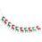 Crofta 10 pcs Elk Christmas Xmas Bunting Garland Banner Party Decoration