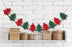 Crofta 10 pcs Christmas Xmas Tree Bunting Garland Banner Party Decoration