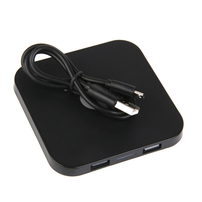 Crofta Black Q8 Qi Wireless Charger Charging Pad Plate for iPhone Samsung GALAXY S6