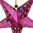 Crofta 10 x Rose Red Star Paper Lantern Lampshade Wedding Party Home Hanging Decor