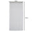 Crofta 100x200cm Window Door Curtain Panel Drape Tulle Room Balcony Divider -White