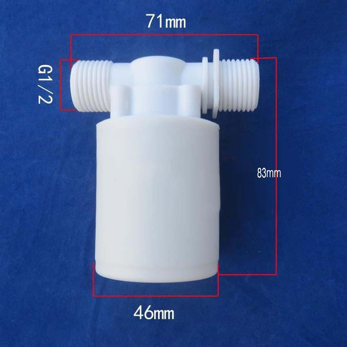 Crofta 1/2'' Automatic Water Level Control Valve Tower Tank Floating Ball Valve