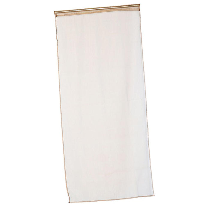 Crofta 100x200cm Window Door Curtain Panel Drape Tulle Room Balcony Divider -Coffee