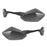 Crofta 1 Pair Universal Motorcycle Motorbike Motor Rearview Rear View Side Mirror