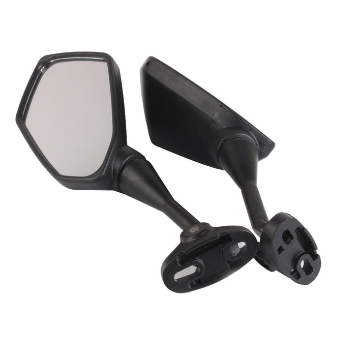 Crofta 1 Pair Universal Motorcycle Motorbike Motor Rearview Rear View Side Mirror