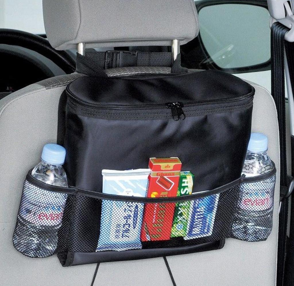 Crofta 2 Piece Car Back Seat Tidy Multi Pocket Hanging Storage Bag Organiser Holder