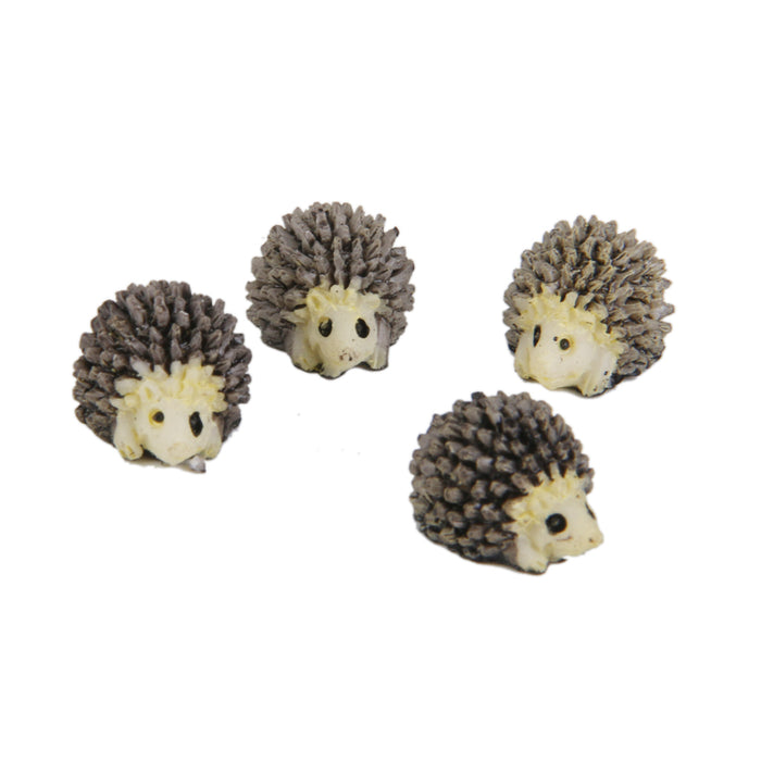 Crofta 10pcs Miniature Dollhouse Bonsai Fairy Garden Landscape Hedgehog Decor