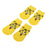 Tiger Pattern Pet Dog Puppy Cat Non-slip Socks with Cute Paw Prints Size S