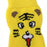 Tiger Pattern Pet Dog Puppy Cat Non-slip Socks with Cute Paw Prints Size S