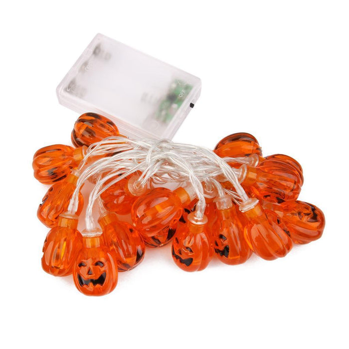 20-LED 86inch Battery Operated Diwali Decor Pumpkin String Lamp Fairy Light