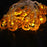 20-LED 86inch Battery Operated Diwali Decor Pumpkin String Lamp Fairy Light