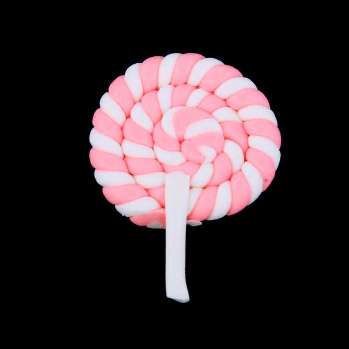 Crofta 10 x Pink Lollipop Miniature Dollhouse Bonsai Craft Garden Landscape DIY L