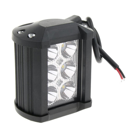 Crofta Waterproof 18W 4 inch 6500K LED Work Light Aluminum Housing Bracket