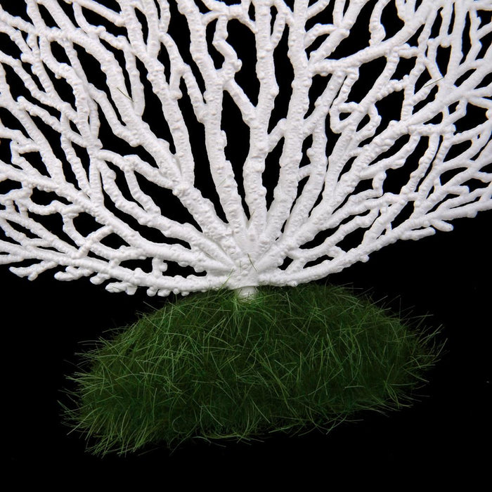 Crofta Aquarium Fish Tank Artificial Coral Ornament Underwater Plants Decorate WHT