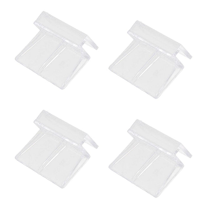 Crofta 4Pcs Aquarium Fish Tank Plastic Clips Glass Cover Strong Support Holders 6mm