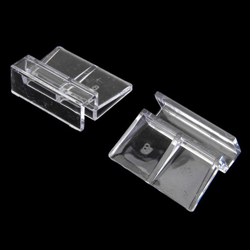 Crofta PACK OF 20 AQUARIUM FISH TANK CLIP GLASS COVER HOLDERS FITS TANK GLASS UP TO 8mm THICKNESS