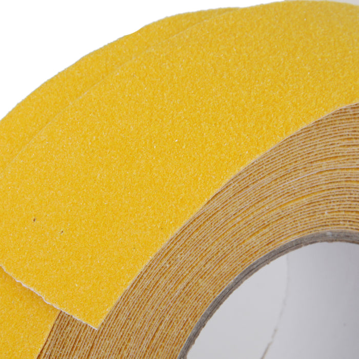 Crofta Yellow Safety Stair Bathroom Grip Tape Anti Slip Roll Sticker Adhesive 18m