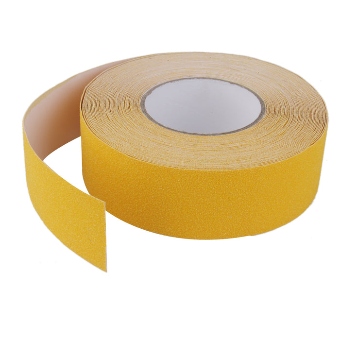 Crofta Yellow Safety Stair Bathroom Grip Tape Anti Slip Roll Sticker Adhesive 18m