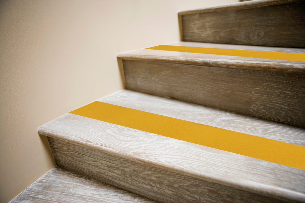 Crofta Yellow Safety Stair Bathroom Grip Tape Anti Slip Roll Sticker Adhesive 18m