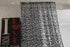 Crofta (2 Panel) Gorgeous Flocking Tulle Voile Door Window Curtains Drape Sheer Scarf Valances-Black 200 x 100cm