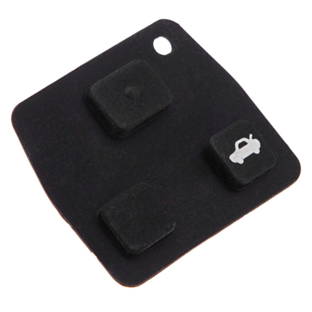 Crofta 2 or 3 Button Rubber Pad Repair Accessories For Toyota Remote Key Fob