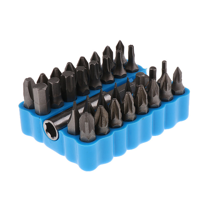 Crofta 33pcs Screwdriver Drill Tool Set Screw Driver Bits Hex Torx Pozi Phillips Flat Head