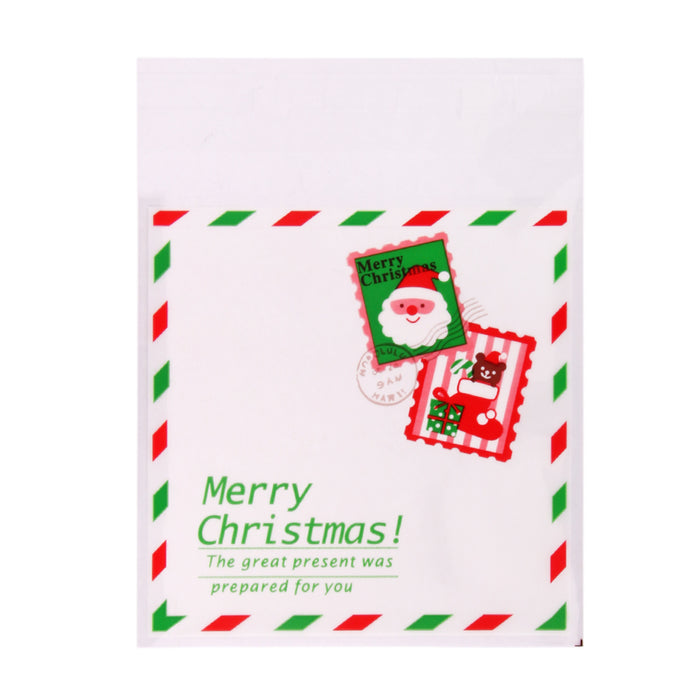 100x Cookie Biscuit Snack Candy Christmas Party Gift Packaging Bags Envelope