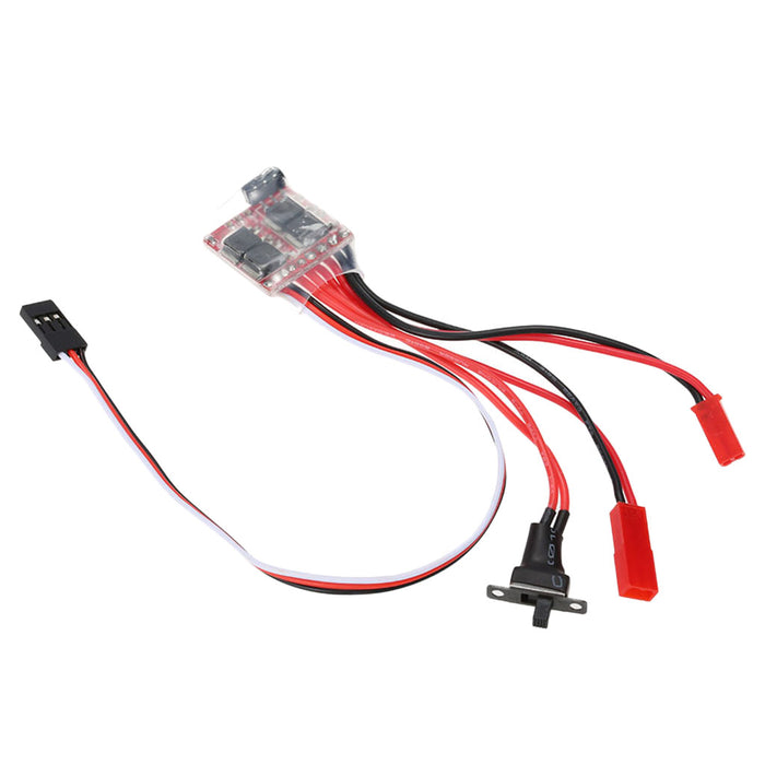 Crofta 10A Brushed ESC Speed Controller With Brake For 1/16 1/18 1/24 RC Car Boat