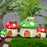 Crofta 10x Micro Landscape Dollhouse Resin Mushroom House Garden Decor Pink XS