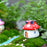 Crofta 10x Micro Landscape Dollhouse Resin Mushroom House Garden Decor Pink XS