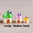 Crofta 10x Micro Landscape Dollhouse Resin Mushroom House Garden Decor Pink XS