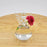 Crofta Angel Shape Glass Wall Hanging Vase Bottle Plant Flower Home Decor