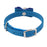 Crofta Adjustable Pet Kitten Cat Puppy Safety Collar Bell Buckle Neck Strap Blue