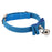 Crofta Adjustable Pet Kitten Cat Puppy Safety Collar Bell Buckle Neck Strap Blue