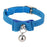 Crofta Adjustable Pet Kitten Cat Puppy Safety Collar Bell Buckle Neck Strap Blue